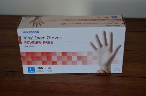McKesson Medi-Pak Non-Sterile Powder-Free Vinyl Exam Gloves -100