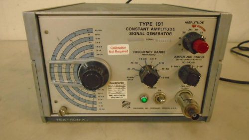Tektronix Type 191 Constant Amplitude Signal Generator