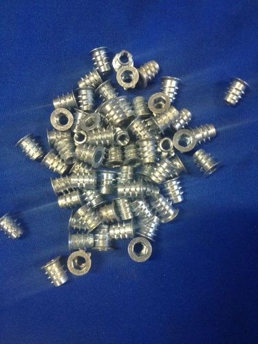 E-z lok 1/4-20 (10-pk) flanged die cast zinc hex-drive threaded insert for wood for sale