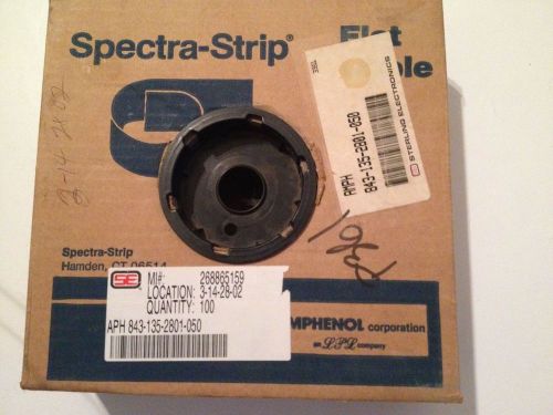Amphenol spectra-strip 135-2801-050  flat cable, 50 conductor, 50ft, 28awg, 300v for sale