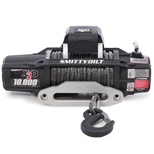 New smittybilt x2o waterproof winch lb load capacity 10000 synthetic rope 98510 for sale