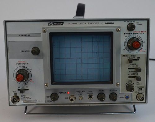 BK Precision 1466A 1-Channel Digital Oscilloscope 10 MHz *Screen Crack*