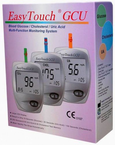 1xeasy touch blood glucose cholesterol uric acid meter 3 in1 monitoring systm@dr for sale