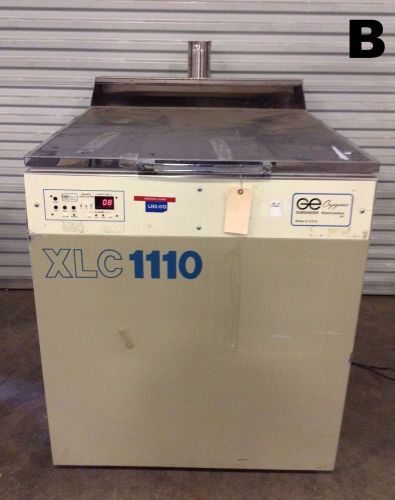 MVE XLC-1110 Cryogenic Cryostorage System w/ GE Gordinier Electronics GE 3500