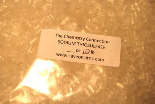 Sodium Thiosulfate 10 Lb Laboratory Grade Bulk Sealed New