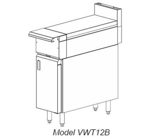 Vulcan VWT36B V Series Heavy Duty Range 36&#034; work top cabinet base
