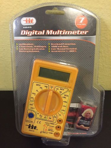 IIT Digital Multimeter 7 Function, 19 Ranges