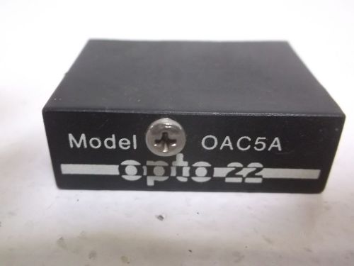 LOT OF 2 OPTO 22 OAC5A INPUT OUTPUT MODULE *NEW OUT OF BOX*