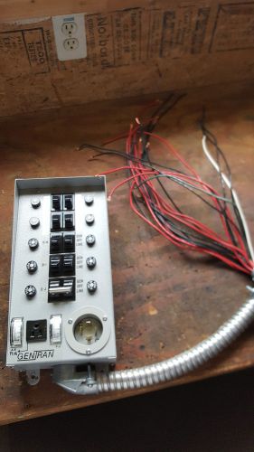 Gentran 10 circuit generator transfer switch. model 30310 30 amp. for sale