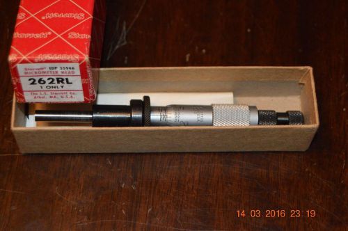 Mint in box starrett 262rl micrometer head non-rotating spindle for sale