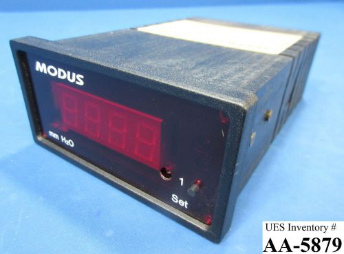 Modus Instruments DA-4-04M-0-RR00 Display/Alarm 0-10mm H2O 100 VAC used working