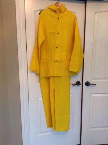 Protective rainware mens 3 piece rain suit size xl  new for sale