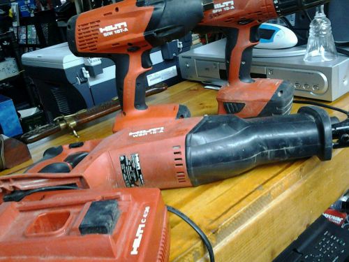 HILTI SFH 18A,  WSR 18-A,  SIW 18T-A COMBO, IN GREAT CONDITION USED