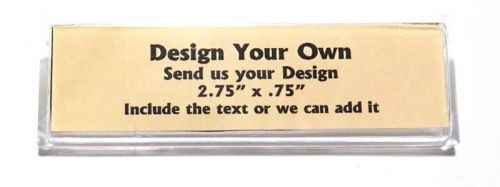 Design your own custom name tag badge id pin magnet for send us your design for sale