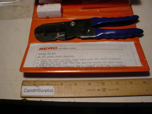 Berg Electronics HT209 and HT210 Hand tool for quickie connector