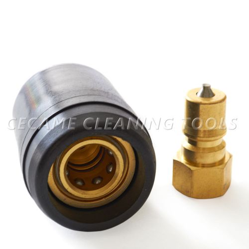 Heat shield guard carpet cleaning brass quick disconnect 1/4&#034; wands hose valves for sale