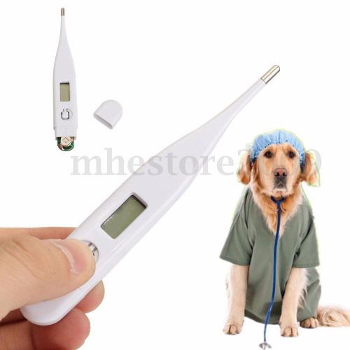 Pro Veterinary Animal Digital Thermometer Rapid Read For Cow Dog Pet Horse Cat