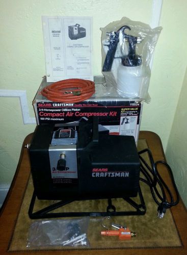 Sears/Craftsman Compact Air Compressor Kit. Excellent Working Conditions!!!