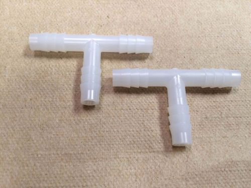 Barbed tube fittings nylon tee for 5/16&#034; tube id *2 for sale