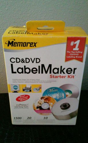 Memorex Label Maker Starter Kit Professionally Design Great Looking CD/DVD&#039;s New