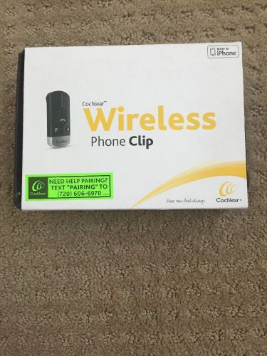 Cochlear 94771 Wireless Phone Clip For iPhone. NEVER USED! Hear Now And Always!