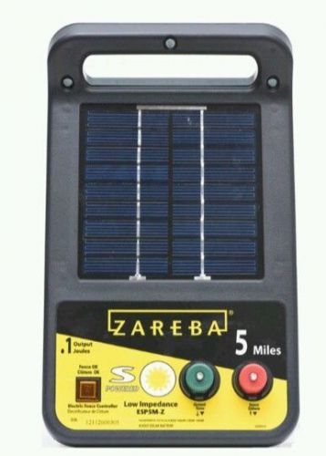 5 mile solar-powered electric fence charger