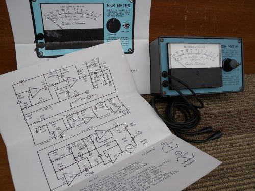 Professional ESR analog meter test in circuit. u.s.a w/tested good