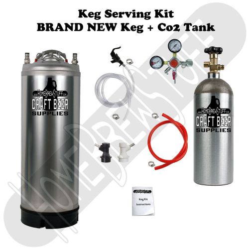 1 keg serving tap picnic kit co2 tank &amp; regulator homebrew draft beer faucet for sale