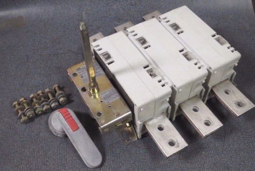 ABB GENERAL PURPOSE SWITCH 800 AMP 600 VAC 3 PHASE 600 HP MODEL: OETL-NF800A
