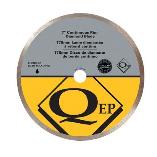 QEP 6-7003Q Continuous Rim Diamond Blade, 7-Inch Diameter, 5/8-Inch Arbor, Wet