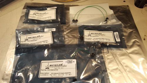 NEW LOT of 6 SMA to SMA RF  Astrolab Minibend R Cable GHz  Female Microbend