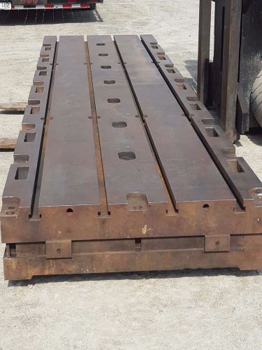 T-Slotted Floor Plate T Slot Fabrication Workholding Fixture Table 4&#039; X 16&#039;