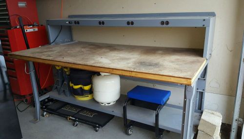 (Reduced Price) Heavy Duty Workbench (72 x 36) With Electrical Outlets