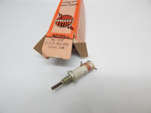 JW MILLER 4407 INDUCTOR RADIO COIL ADJUSTABLE 14.8 TO 31 MICROHENRY NEW