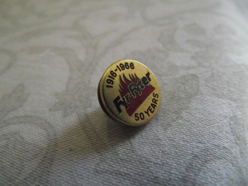 Rare &amp; Collectable Fyr-Fyter 50th Anniversary Lapel Pin.