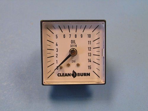 Waste Oil Heater Parts-Cleanburn Oil Pressure Gauge