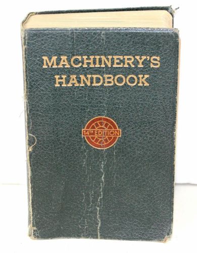 MACHINERY&#039;S HANDBOOK 14th EDITION 1953