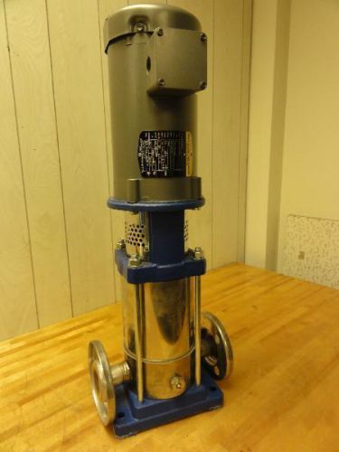Gould stainless steel ssv vertical mutistate pump 1svbk5, 15 gpm, 2hp motor for sale
