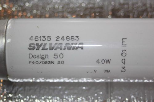 New 5 Bulbs SYLVANIA Fluorescent Tube Lighting F40/DSGN 50 48INCH DSGN50