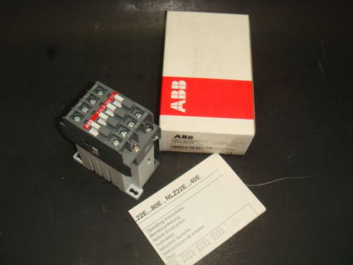 NEW, ABB, CONTACTOR, TAL9-30-10, 17-32VDC, NEW IN FACTORY BOX, 1SBL143061R5110,