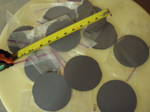 silicon semiconductor wafers for curiosity or research, 4 in. dia x 1/8, 60 each