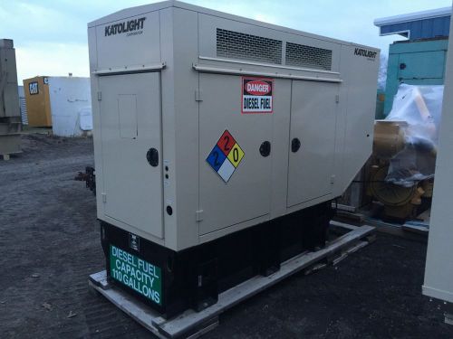 –30 kw katolight generator, skid mounted, base fuel tank, sound attenuated, 2... for sale
