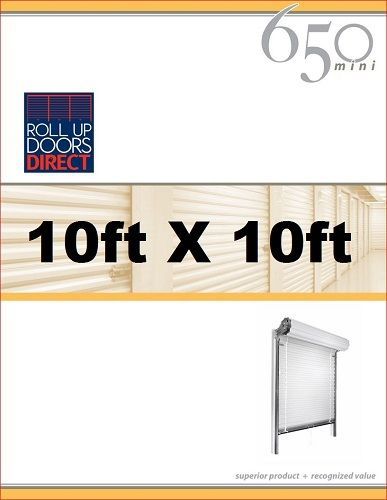 10 x 10 Roll Up Door 650. 10&#039;0&#034; w x 10&#039;0&#034; h. Overhead Rolling Steel.
