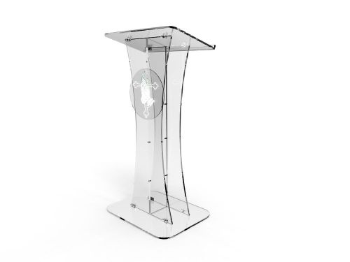 Plexiglass Acrylic Podium Clear Lectern Church Pulpit 1803-311