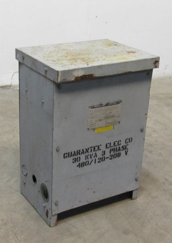 Powerformer 223-3194 3ph 30kva 480v 208y/120v class aa dry type transformer for sale