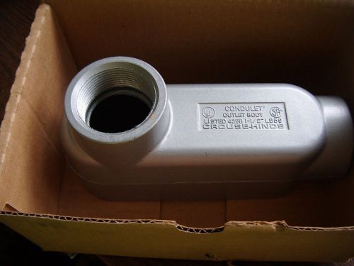 NEW CROUSE HINDS 1 1/2&#034; CONDUIT OUTLET BODY LB59