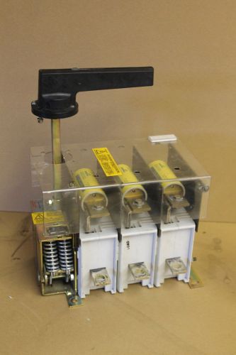 Disconnect switch, 600vac, 200a, 3ph, 3p fusible, oesa-f200jt6, abb for sale