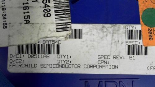 1312-pcs diode/rectifier schottky 30v 200ma fairchild bat54c bat54 bat54c bat54 for sale