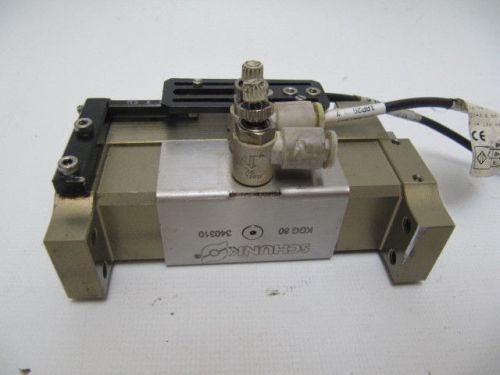 Schunk Pneumatic Parallel Gripper KGG80 34031 w/ Sensors