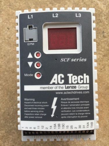Ac tech/lenze sf210y variable speed ac motor drive scf series for sale